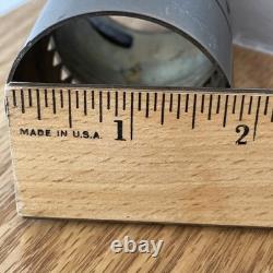 2 MCM Hans-Agne Jakobsson Sweden Brass Triangular Cutout Candle Holders 7