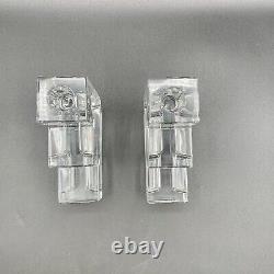 2 MMA Wilber Orme Pristine Table Architecture Art Deco Glass Candle Holders