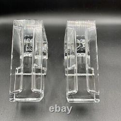 2 MMA Wilber Orme Pristine Table Architecture Art Deco Glass Candle Holders