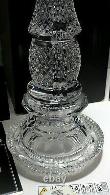 2 New Waterford Crystal Triumph 16 1/4 Candlestick Candle Holder Jorge Perez