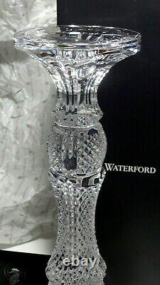 2 New Waterford Crystal Triumph 16 1/4 Candlestick Candle Holder Jorge Perez