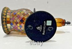 2 PARTYLITE Candle Holder Wall Sconce Global Fusion Mosaic Glass