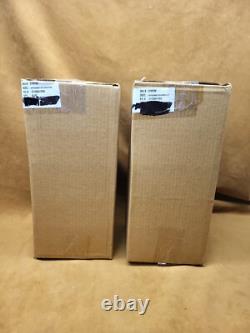 2 Pottery Barn Antique Mercury Glass Pillar Candle Holders Pair 12