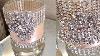 2 Quick And Easy Bling And Glam Candle Holders Dollar Tree Candle Holders Quick And Easy Diy