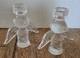 2 Rosenthal Studio Line Crystals Glass Candle Holders/germany