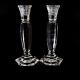 2 (two) Waterford Odessa Cut Lead Crystal 8 Candle Holders- Signed Discontinued