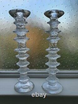 2 Vintage Iittala Finland Festivo Candle Holder Timo Sarpaneva MCM Danish Mod