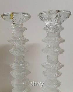 2 Vintage Iittala Finland Festivo Candle Holder Timo Sarpaneva MCM Danish Mod