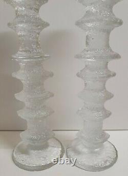 2 Vintage Iittala Finland Festivo Candle Holder Timo Sarpaneva MCM Danish Mod