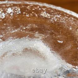 2 X Signed Iittala Festivo Glass Timo Sarpaneva Finland 6 Ring Candle Holders