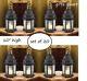 20 Black Clear Moroccan Shabby Candle Holder Pierced Lantern Wedding Centerpiece
