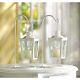 20 Lot Small Mini White Candle Holder Lantern Wedding Favor Centerpiece & Stand