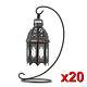 20 Moroccan Tabletop Candle Holder Lantern With Stand Centerpieces New38566