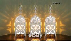 20 white Moroccan scrollwork lantern Candle holder lamp wedding table decoration