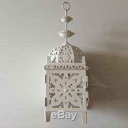 20 white Moroccan scrollwork lantern Candle holder lamp wedding table decoration