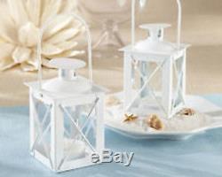20 wholesale Small MINI white Candle Holder lantern wedding shower favor & stand