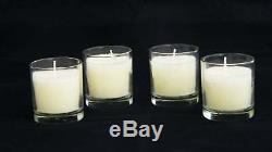 200 Wedding Bomboniere Table Decoration Votive Candle in Glass Holder White Wax