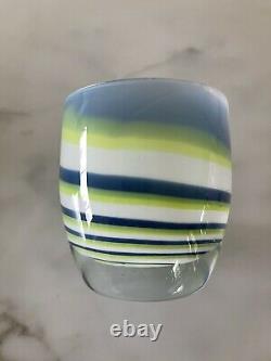2016 Limited Glassybaby Seahawks Grit Votive Candle Holder Retired Label Intact