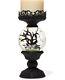 2021 Bath & Body Works Halloween Water Globe Light Up 3 Wick Candle Holder, New