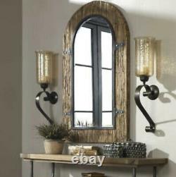 22 French Tuscan Style Amber Glass Wall Sconce Candle Holder home decor New