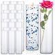 24 Pack Glass Cylinder Vases Clear Flower Vase Floating Candle Holders Center