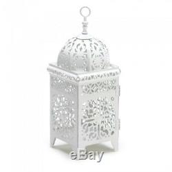 25 Lot White Moroccan Marrakech Lantern Candle Holder Wedding Centerpieces
