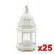 25 Bulk Chic White Shabby Moroccan Candle Lantern Holder Wedding Centerpiece New