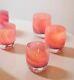 2x Glassybaby Cloud Nine Votive Candle Holder With Name Sticker