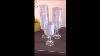 3 Set Candle Holder Glass Wedding Centerpieces Light Crystal Tall Tower Holder