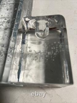 3 Vintage Iittala Arkipelago Ice Block Candle Holders Timo Sarpaneva Finland MCM