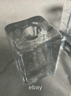 3 Vintage Iittala Arkipelago Ice Block Candle Holders Timo Sarpaneva Finland MCM