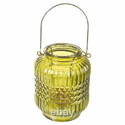 3 x Glass Tea Light Candle Lantern Holders Round Table Wedding Centrepiece Decor