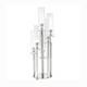 33 Clear 7 Arm Crystal Glass Candelabra Votive Candle Holder Party Decorations