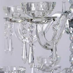 35 Clear Crystal Candelabra Votive Candle Holder Pedestal Wedding Party SALE