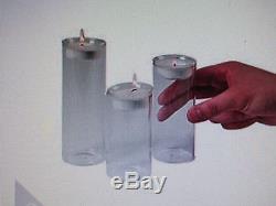 36 Glass Cylinder Tealight Candleholders vases wedding centerpieces glass candle