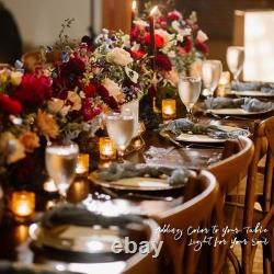 36 Pcs Clear Votive Candle Holders Bulk, 2x2.5 Tealight Candle Holder for Wed