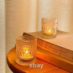 36 Pcs Clear Votive Candle Holders Bulk, 2x2.5 Tealight Candle Holder for Wed