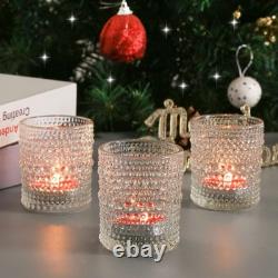 36 Pcs Clear Votive Candle Holders Bulk, 2x2.5 Tealight Candle Holder for Wed 36 Pcs Clear Votive Candle Holders Bulk, 2x2.5 Tealight Candle Holder for Wed