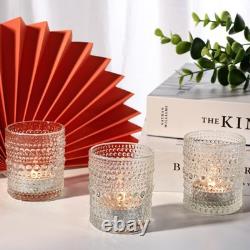 36 Pcs Clear Votive Candle Holders Bulk, 2x2.5 Tealight Candle Holder for Wed