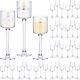 36 Pcs Tall Glass Candle Holder Clear Tea Light Candle Holders Floating Candl