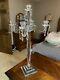 36 Tall 4 Arm Premium Crystal Glass Candle Holder