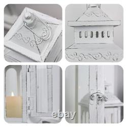 3Pcs Lanterns Decorative Indoor, Extra Large Outdoor Lantern for White-3pcs