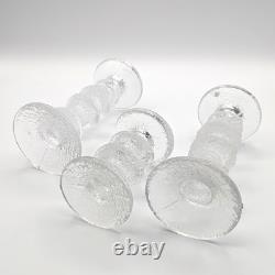 3x ITTALA Timo Sarpaneva FESTIVO Scandinavian Candlestick Candle Holders Finland