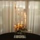 4.5 Ft Clear 12 Arm Crystal Glass Square Candelabra Taper Candle Holder Party