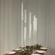 4 Clear Ft Tall 9 Arm Acrylic Candelabra Taper Candle Holder Wedding Party Home