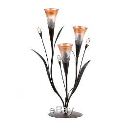 4 Dawn Lily Candleholder Lamp Candle Holder Table WHOLESALE WEDDING Centerpiece