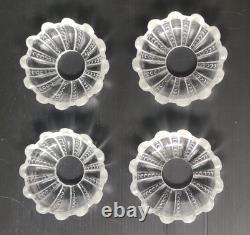 4 Glass Candle Holders For Chandelier Decoration