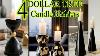 4 High End Dollar Tree Candle Holder Hack Craft Angel