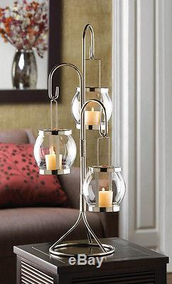 4 Tall Hanging Bulb Candle Holder Lantern Light WHOLESALE WEDDING Centerpiece