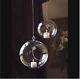 40 8cm Small Glass Bubble Ball Hanging Candle Holder Wedding Centrepiece Bulk B
